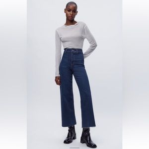 NWT Zara Marine Straight Leg Jean - size 6